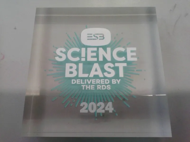 The Science Blast 2024 award block